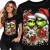 KOSZULKA DAMSKA  ŚWIĄTECZNA GRINCH LOVE